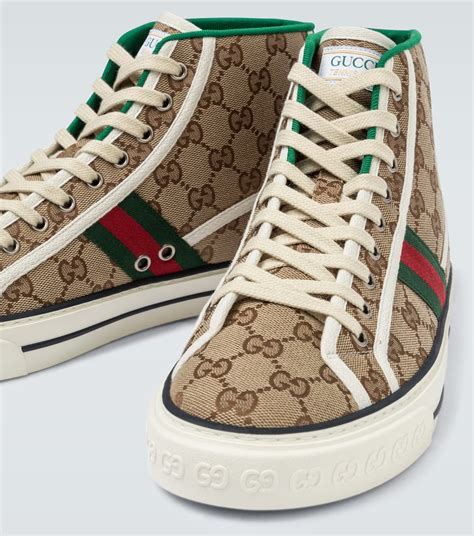 new jeweled gucci tennis shoes|gucci tennis 1977 high top.